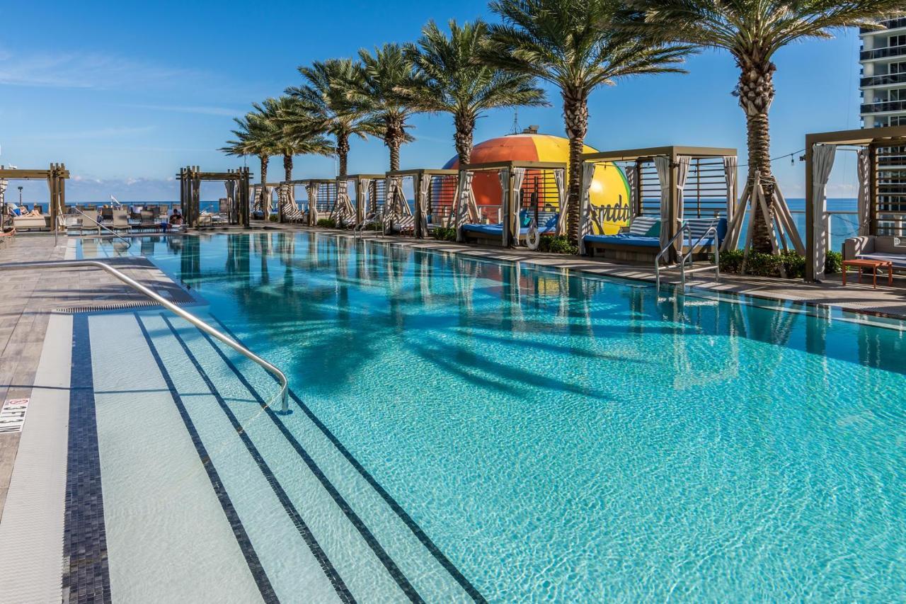 The Ultimate Resort - Beachfront 2 Bedroom Apartment With Direct Ocean View, Rooftop Pool, Hot Tub And Gym Hollywood Exterior foto
